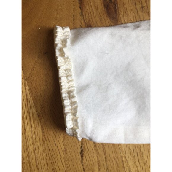 Gymboree Cream Size 6 Peter Pan Collar Button Up Shirt - Picture 4 of 6